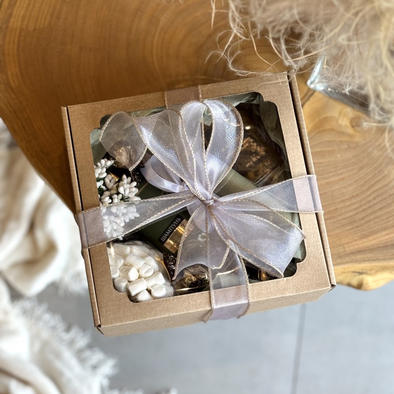 Подарочный набор Соленая карамель (Оливковый)