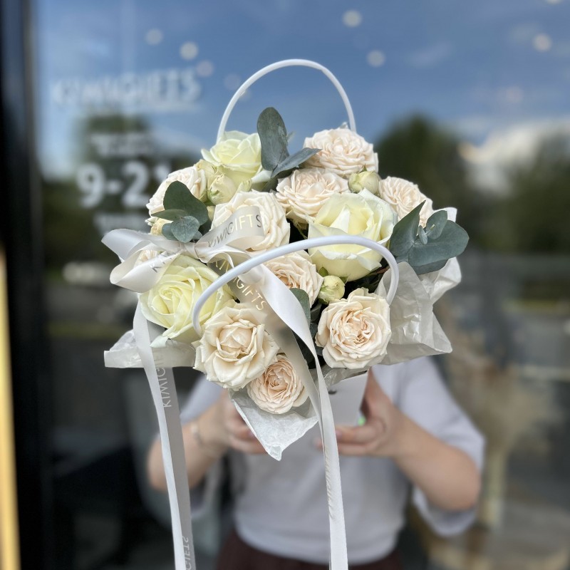 Цветочная композиция в коробке №4