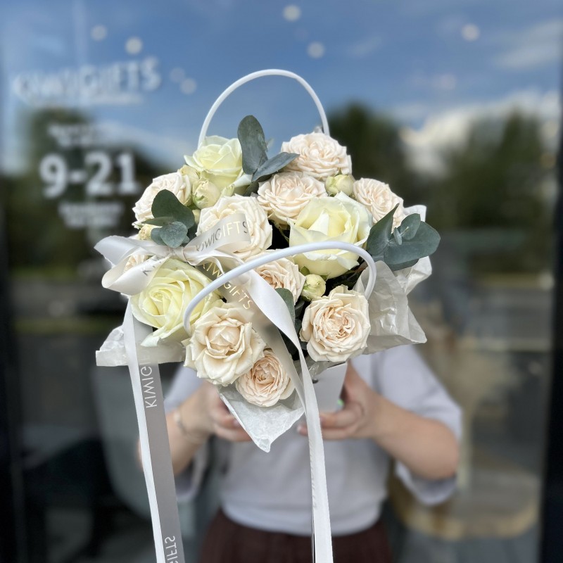 Цветочная композиция в коробке №4