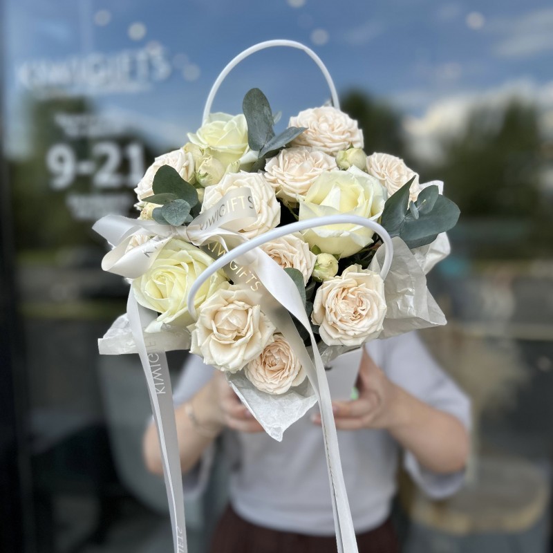 Цветочная композиция в коробке №4