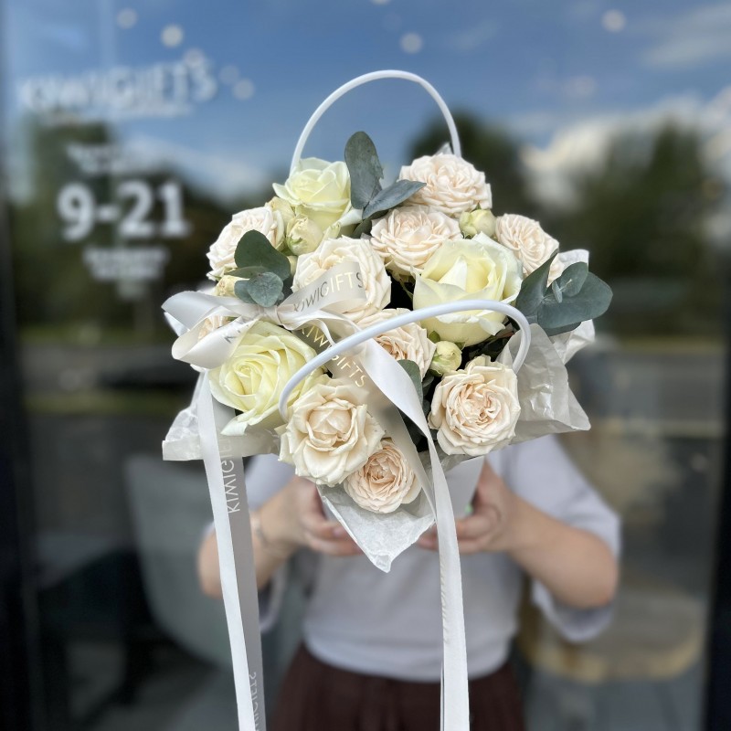 Цветочная композиция в коробке №4