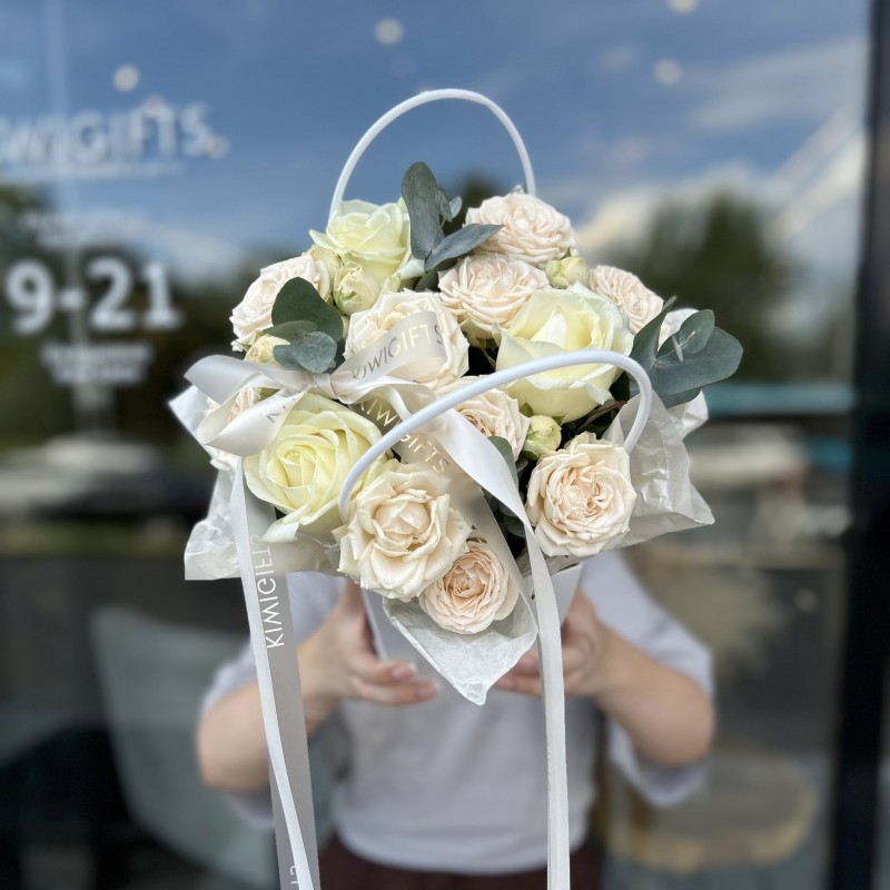 Цветочная композиция в коробке №4