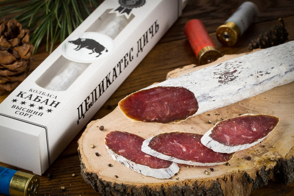 Колбаса Кабан (имитация плесени) с/в