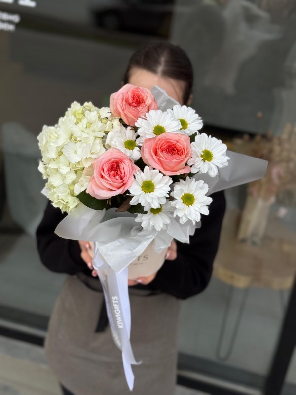 Цветочная композиция в коробке №21