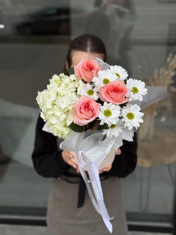 Цветочная композиция в коробке №21