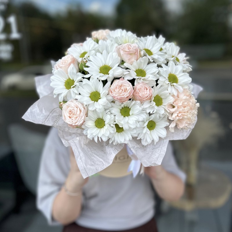 Цветочная композиция в коробке №26