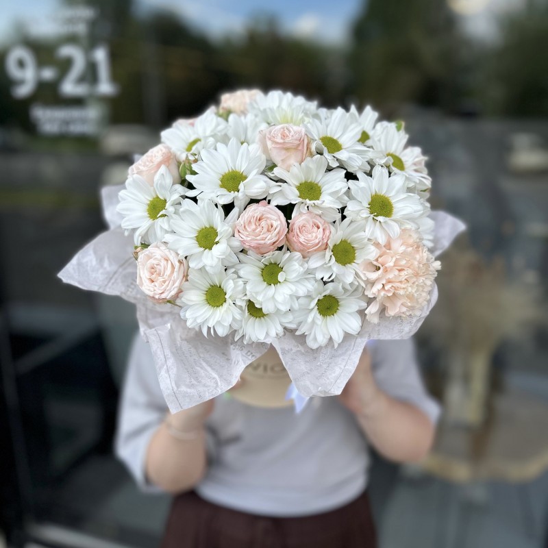 Цветочная композиция в коробке №26