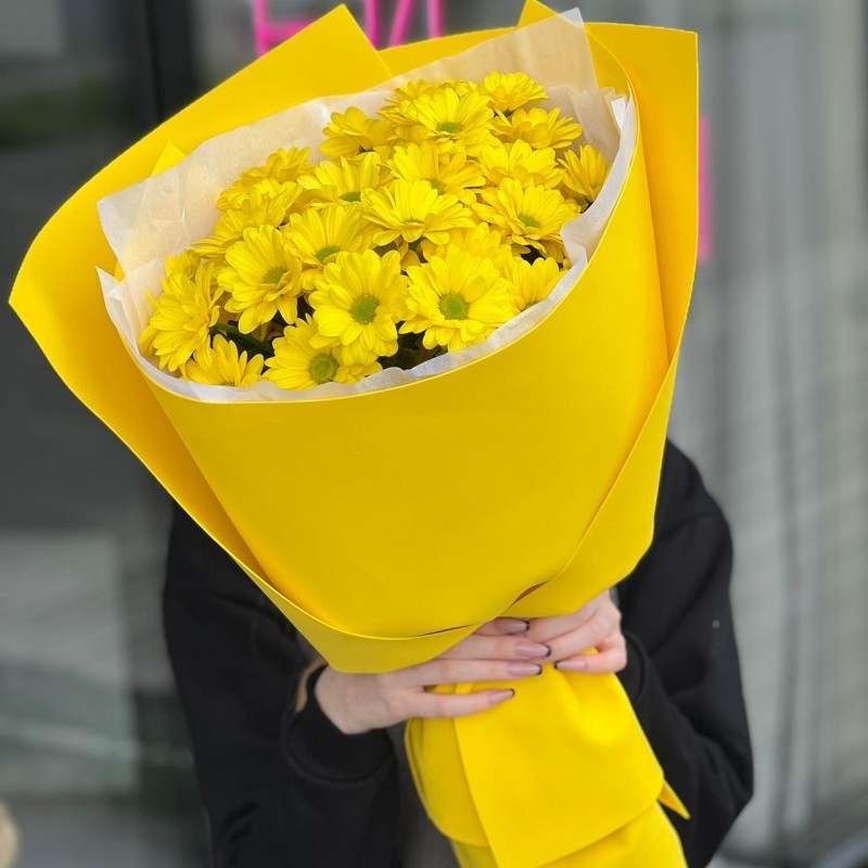 Букет из хризантем №4