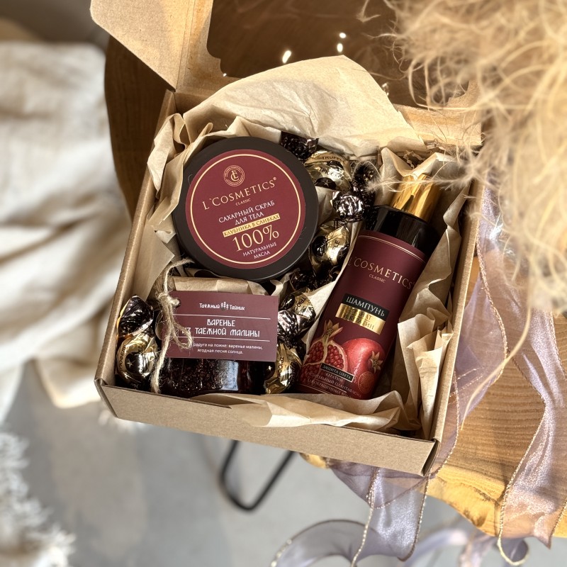 Подарочный набор Гранатовый цвет