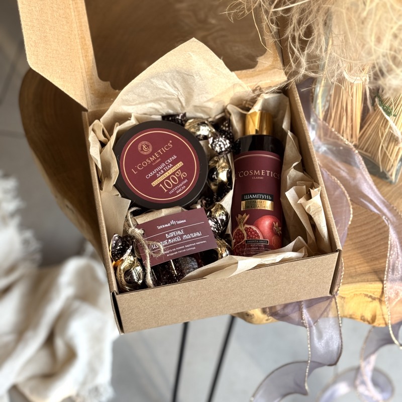 Подарочный набор Гранатовый цвет