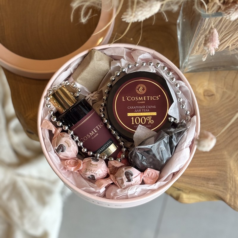 Подарочный набор Клубника в сливках