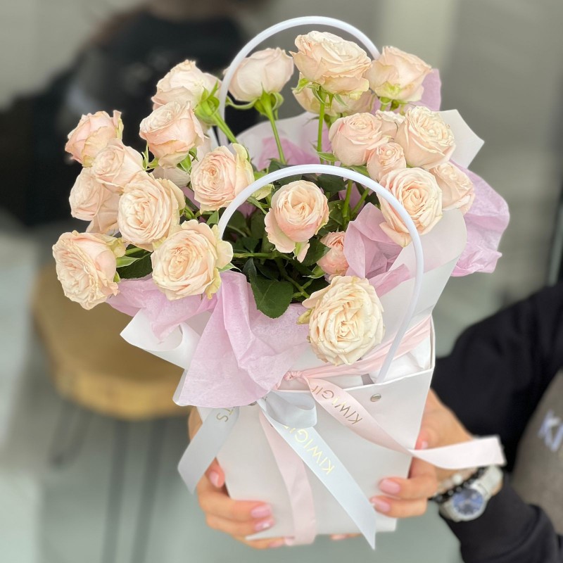 Цветочная композиция в коробке №6