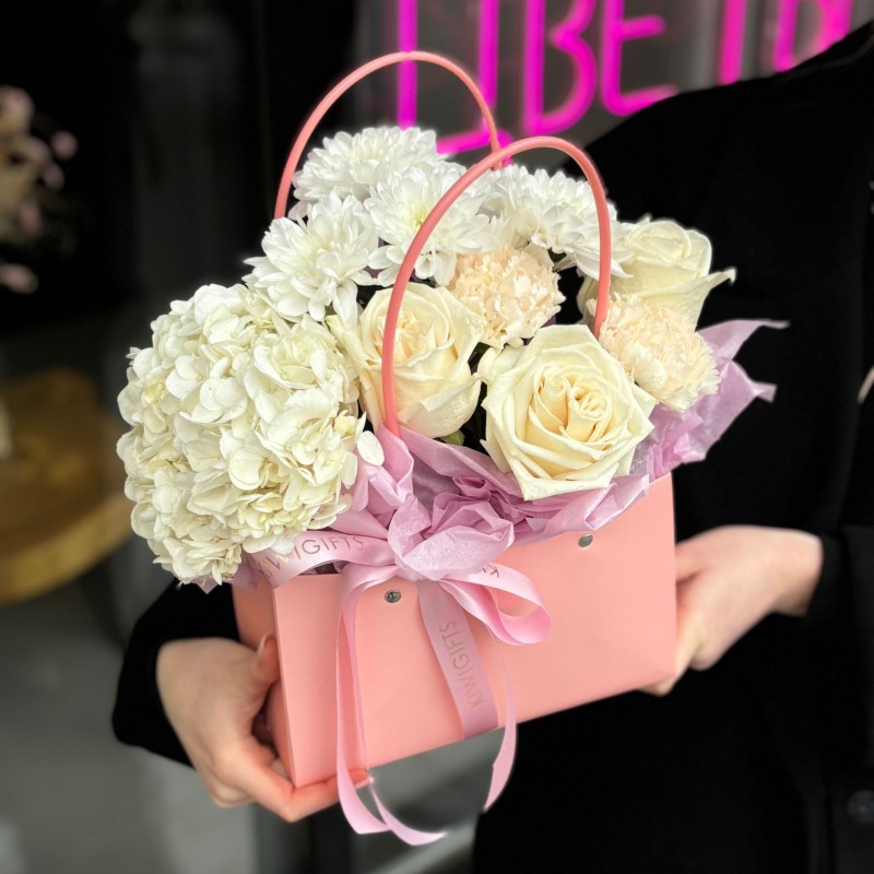 Цветочная композиция в коробке №20