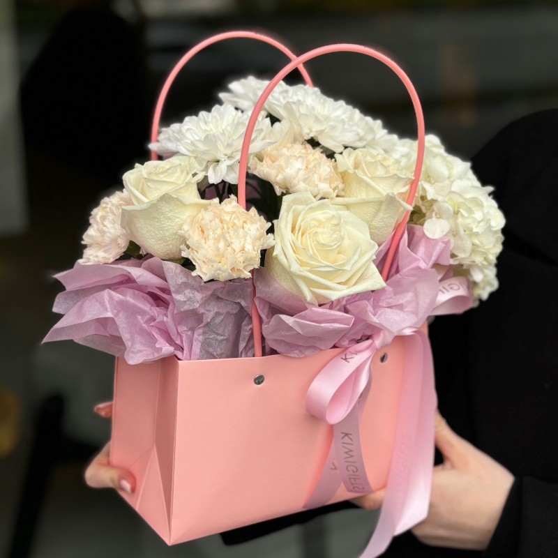 Цветочная композиция в коробке №20