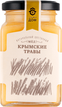 Мёд Крымские травы 320гр (Медовый дом)