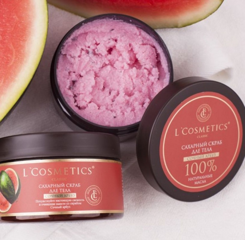 LC Скраб для тела Сочный арбуз, 250мл