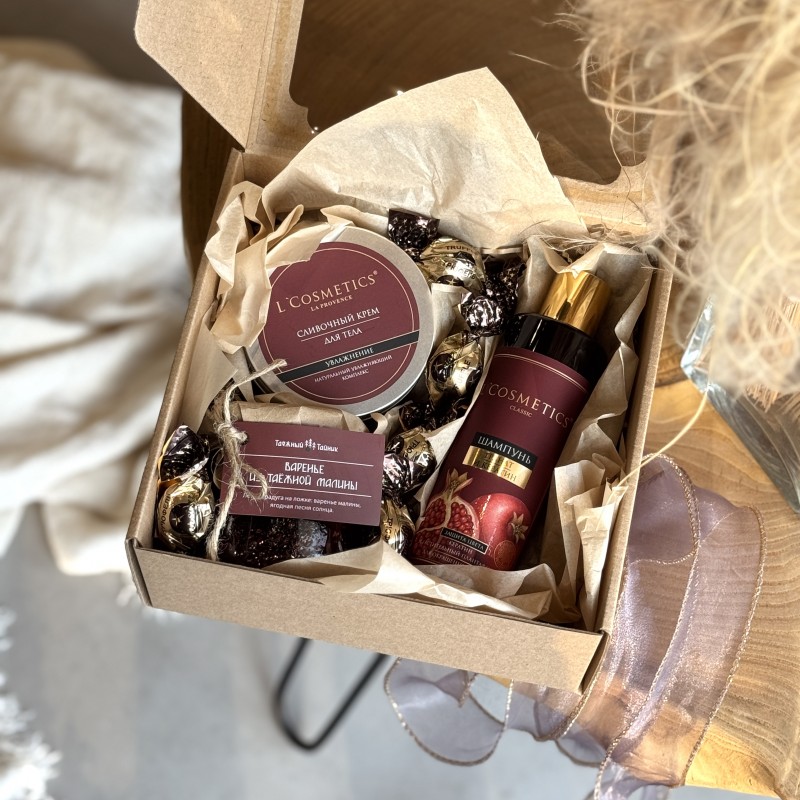 Подарочный бокс Рубиновый цвет