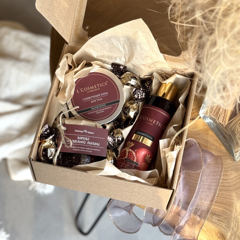 Подарочный бокс Рубиновый цвет