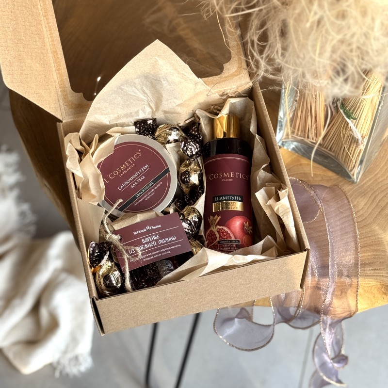 Подарочный бокс Рубиновый цвет