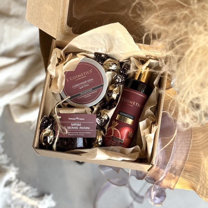 Подарочный бокс Рубиновый цвет