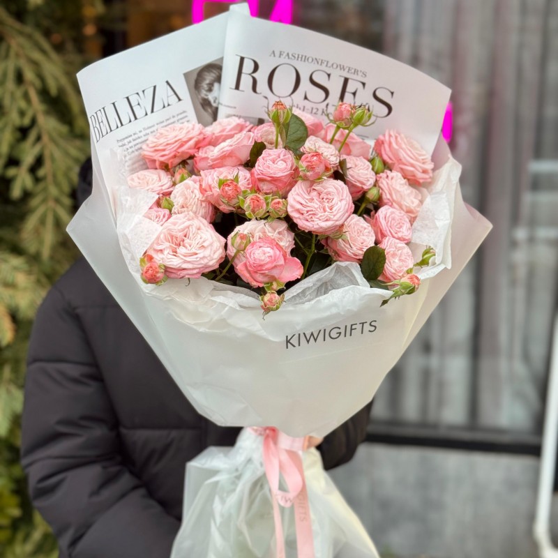 Букет из кустовых роз №1