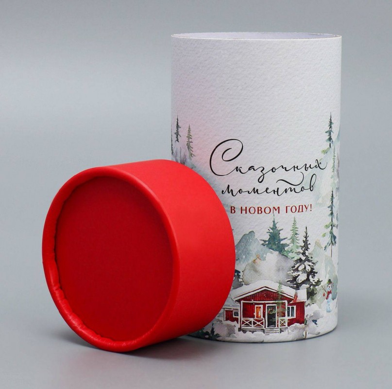 Зимний чай в новогоднем тубусе Новогодний подарок 2